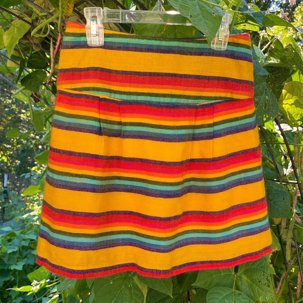 Kenny, XS Multi Rainbow, High Waist, Mini Skirt